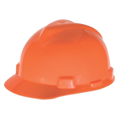 V-GARD VENTED HI-VIZ ORANGE HARD CAP 6 P